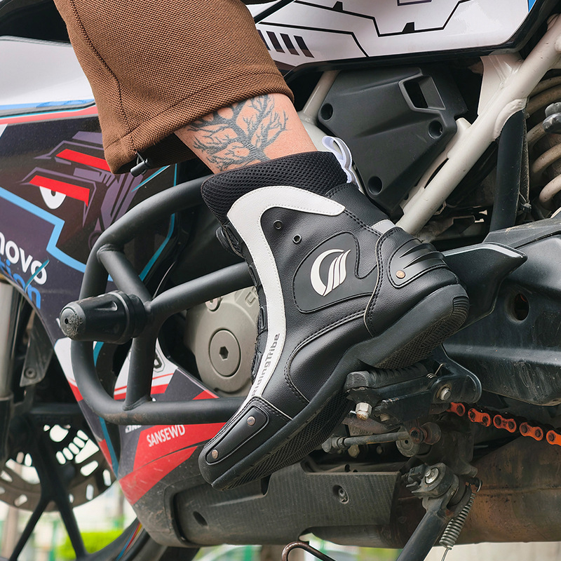 Мотоциклетни обувки за каране — Cycling Tribe, модел A017, унисекс, дишащи и антихлъзгащи подметки