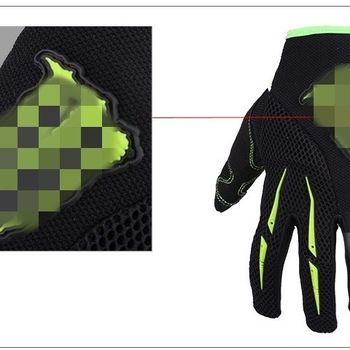 Pilno pirštų dviračių pirštinės, megzti, neslystančios, suaugusiems, unisex