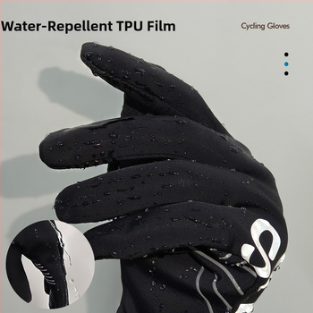 Nailoninės dviračių pirštinės, SKDK, universalios suaugusiems, su atskirtais pirštais, vidutinio storio