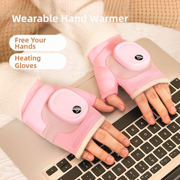 Kokvilnas USB apkures cimdi pieaugušajiem — sievietes modelis, elektriska rokas apkure rakstīšanai un motocikla braukšanai