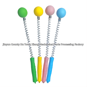 Nešiojamas plastikinis masažo kaltelis su silikono spyruoklės galvute, skirtas nugaros bakstelėjimui ir meridianų masažui (87 g)