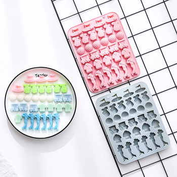 Golflabda témájú szilikon sütőforma, 32 rekesz, torták és édességek készítéséhez