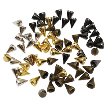 Σετ δερμάτινων καρφιών 100 τεμαχίων, μυτερή κεφαλή, μεταλλικά διακοσμητικά εξαρτήματα για ρούχα — Huafei