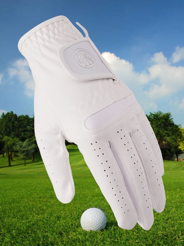 Golf rukavice, mikrovlakana tkanina, prozračne, otporne na habanje, zamjenjivi logotip