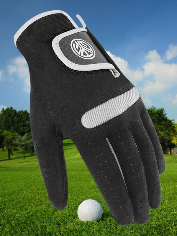 Golf rukavice, mikrovlakana tkanina, prozračne, otporne na habanje, zamjenjivi logotip