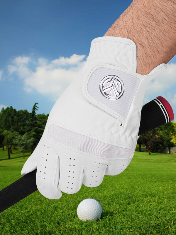 Golf rukavice, mikrovlakana tkanina, prozračne, otporne na habanje, zamjenjivi logotip