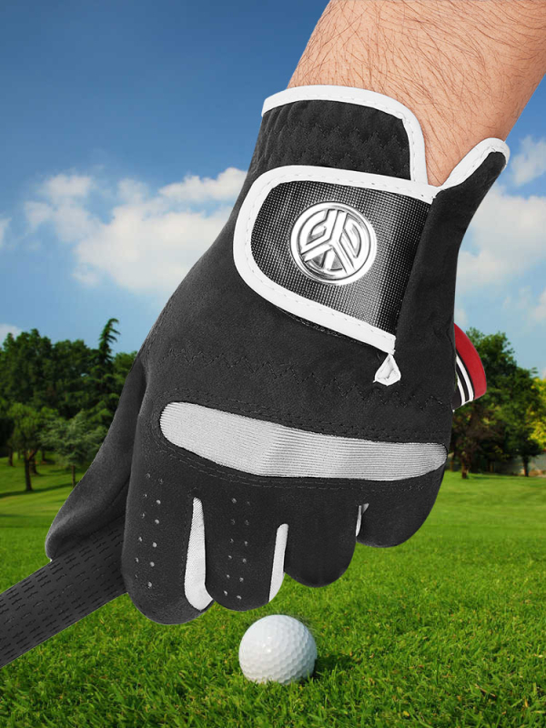 Golf rukavice, mikrovlakana tkanina, prozračne, otporne na habanje, zamjenjivi logotip