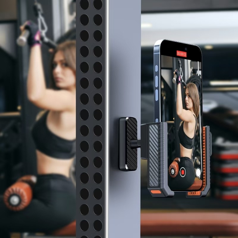 Magnetični držač telefona za fitness opremu - univerzalni, plastično kućište, brenda JINGXI