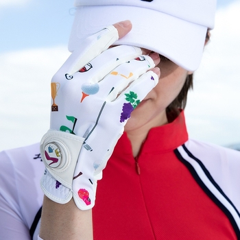 Ženske golfske rukavice s otvorenim prstima, dlan s protukliznom teksturom, prozračne i izdržljive