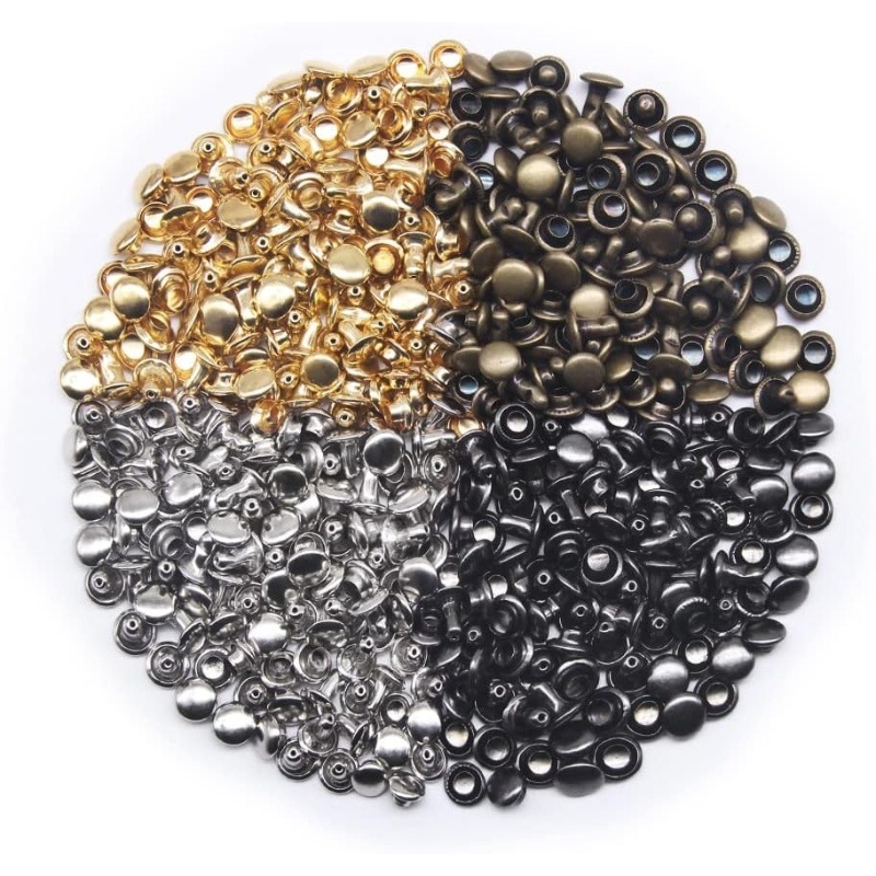 Σετ διπλής όψης ριβέτ με εργαλεία, 400 σετ, κατάλληλο για ρούχα και δερμάτινα είδη — Flaming Fire