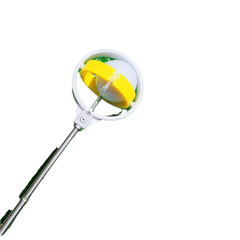 Bayshow Golflabda-gyűjtő - Teleszkópos, 8-részes rúd, rozsdamentes acél és műanyag felépítés, Automatikus labdagyűjtés