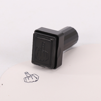 Ștampilă de golf, carcasă metalică pătrată, uscare rapidă, suprafață de imprimare 14×20