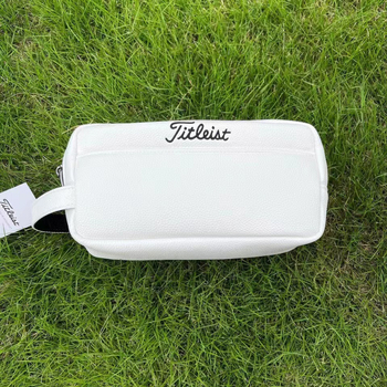 Titleist bőr golf clutch táska, kettős rétegű kialakítás, vízálló, logó nyomtatás, testreszabás elérhető