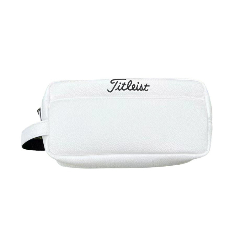 Titleist bőr golf clutch táska, kettős rétegű kialakítás, vízálló, logó nyomtatás, testreszabás elérhető