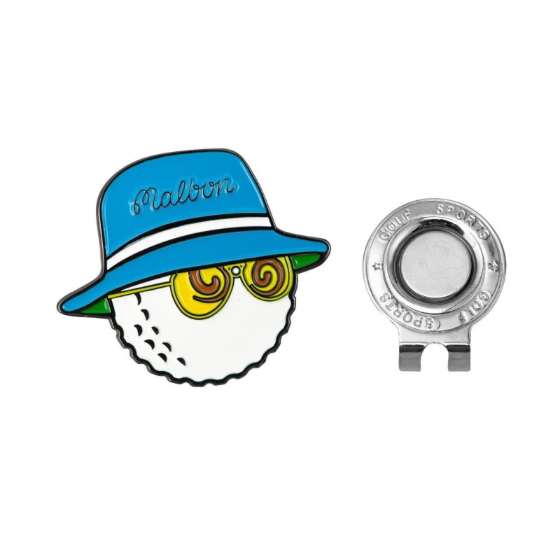 Klip za golf kapu – magnetski metalni marker za poziciju lopte, prilagodljiv logotip