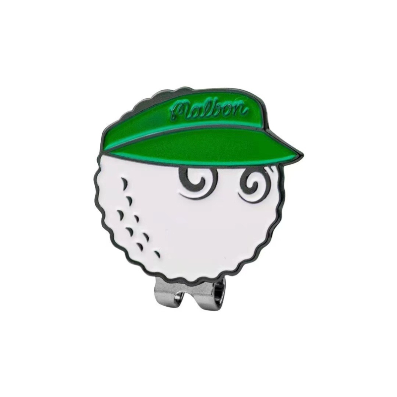 Klip za golf kapu – magnetski metalni marker za poziciju lopte, prilagodljiv logotip