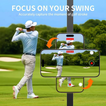 Magnetski držač za telefon za golf kart – dvostrani magnetski dizajn, ABS materijal, mogućnost prilagodbe, opća namjena