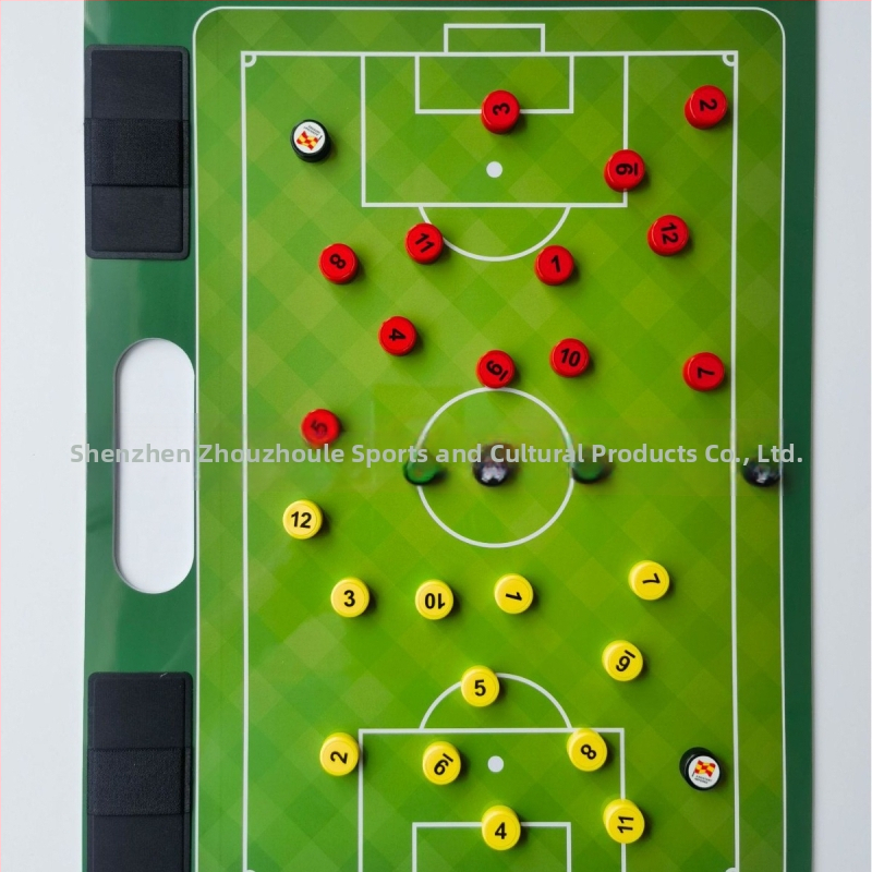 Magnētiskā taktiskā tāfele ar apakšplāksni basketbolam un futbolam (PVC materiāls; logotipa drukāšana; iepakojums 20)