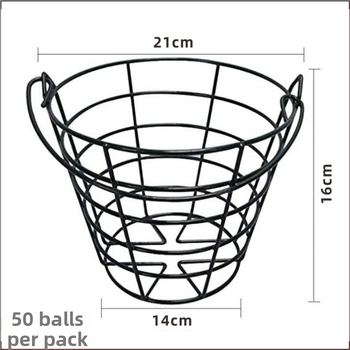 Golf labdás kosár acélból, testreszabható, promóciókra, jubileumokra és megnyitókra alkalmas