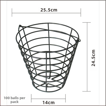 Golf labdás kosár acélból, testreszabható, promóciókra, jubileumokra és megnyitókra alkalmas