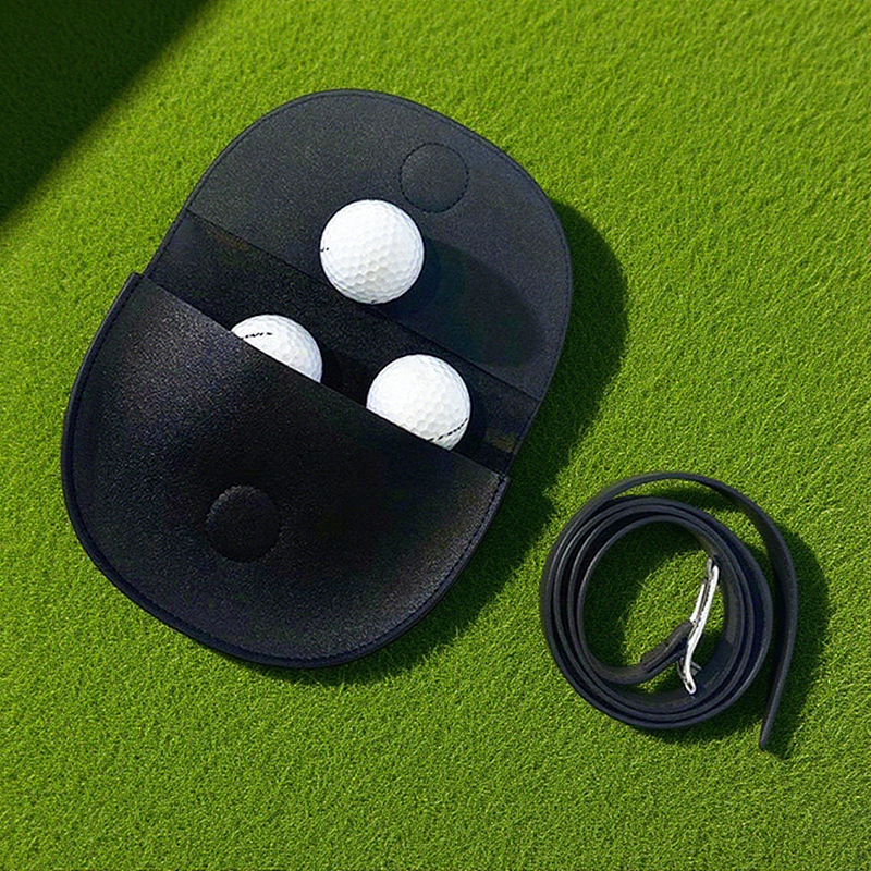 Távolságmérős övtáska golfhoz — PU anyag, golf kiegészítők