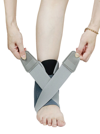 Глезен фиксатор, универсална употреба, полиестерно влакно, за тенис, защита на глезена