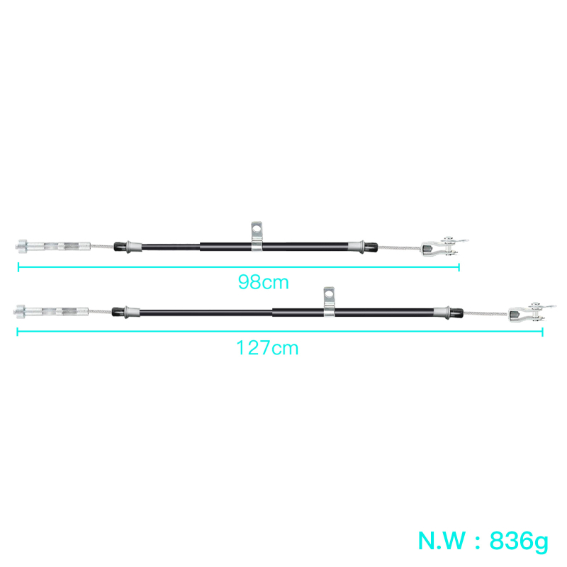 Fékvonal Golf Carhoz – Club Car Pioneer bal/jobb oldali, 103528701 103528702, rozsdamentes acél, Chooee