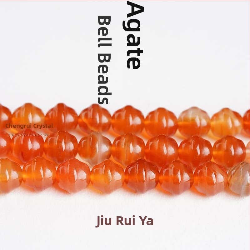 Dodaci - Agat zvonaste perle, rasute perle, okrugli modni stil, brušenje i poliranje