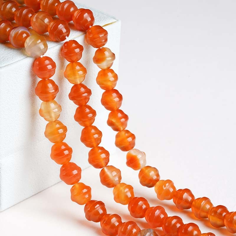 Dodaci - Agat zvonaste perle, rasute perle, okrugli modni stil, brušenje i poliranje