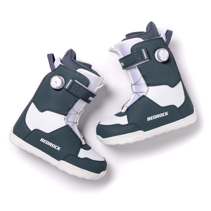 Snowboard bateliai su Boa plieno kabelio uždarymu, universalūs vyrams ir moterims, atsparūs vandeniui ir neslidūs, viršus PU, aukštis 20 cm+, padas TPR, vidinė įdaila Velvet foam EVA