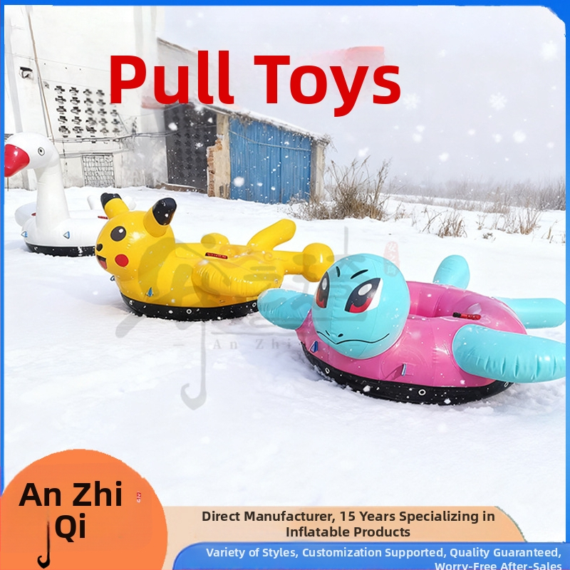 Sniego rato vilkimo žaislas - PVC medžiaga, stori konstrukcija, modelis An zhiqi-snow, pritaikymas galima, tinkamas kitiems sniego scenarijams