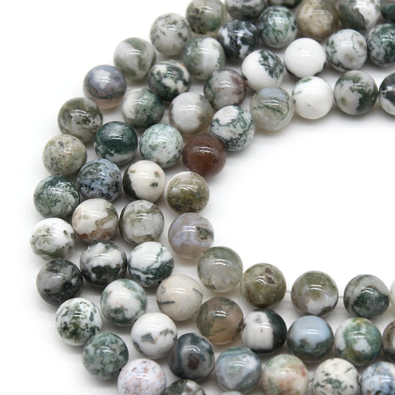 Tree Agate labave perle za DIY nakit – Materijal: agat, Obrada: brušenje, rezanje, poliranje, Brend: YOUTH CADENCE