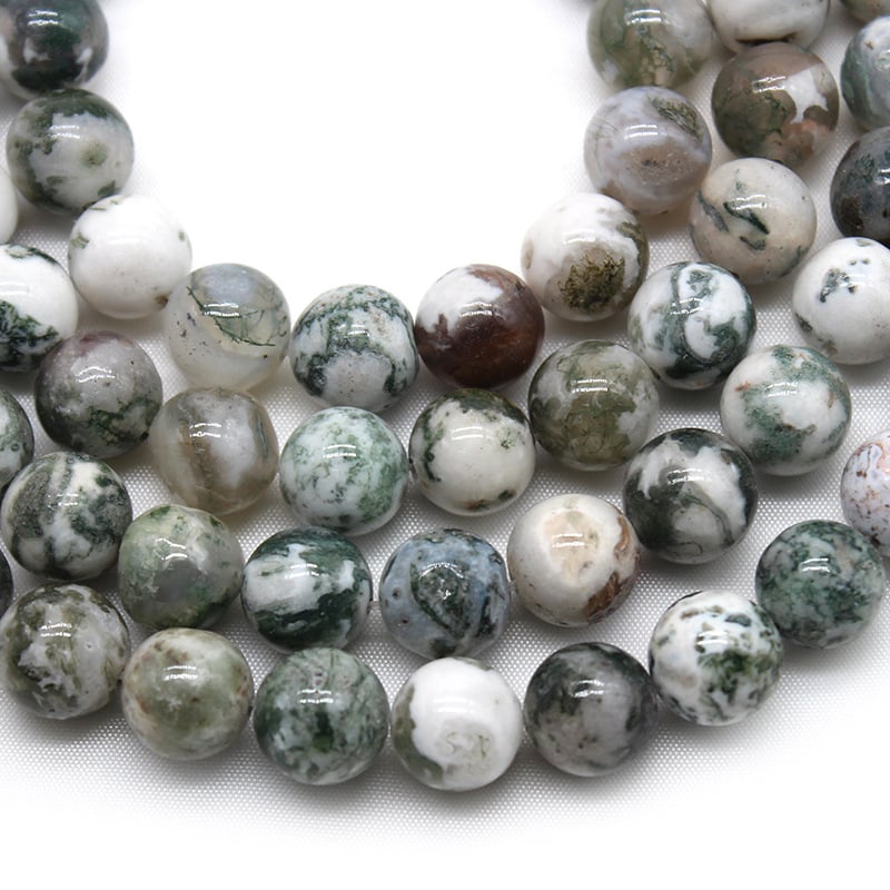 Tree Agate labave perle za DIY nakit – Materijal: agat, Obrada: brušenje, rezanje, poliranje, Brend: YOUTH CADENCE