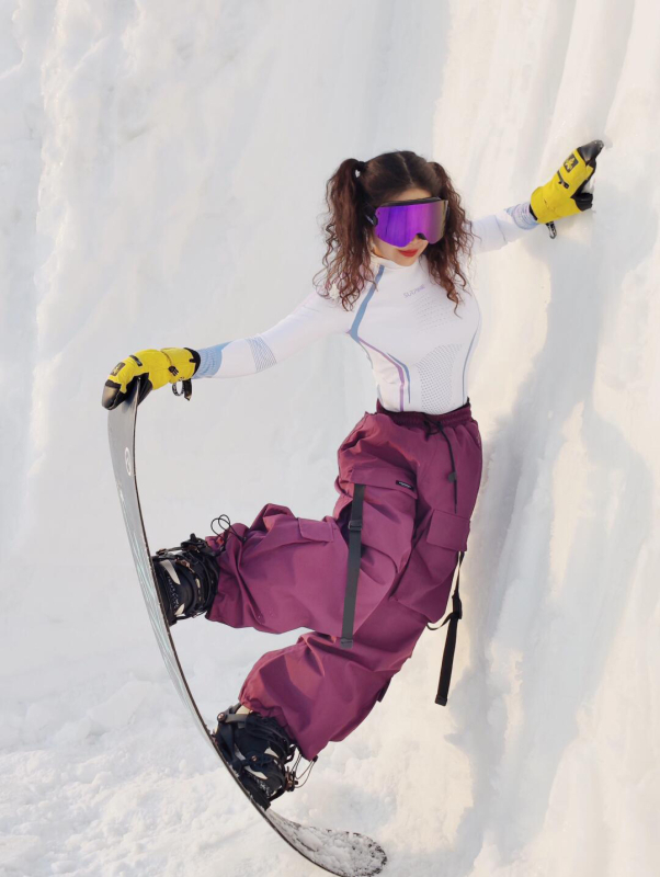 Amerikai stílusú szélvédett és vízálló sínadrág férfiaknak és nőknek, több zsebbel, hétköznapi síruha (Little Oxford anyag; anyagösszetétel 75–95%; töltet egy réteg)