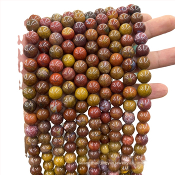 Voľné korálky z achátu, okrúhle korálky, leštené, polotovar, pôvod Guangzhou