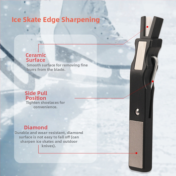 DMD keramikas dimanta asināšanas akmens ledus hokeja asmeņiem – Y formas, Emery materiāls, 70 g