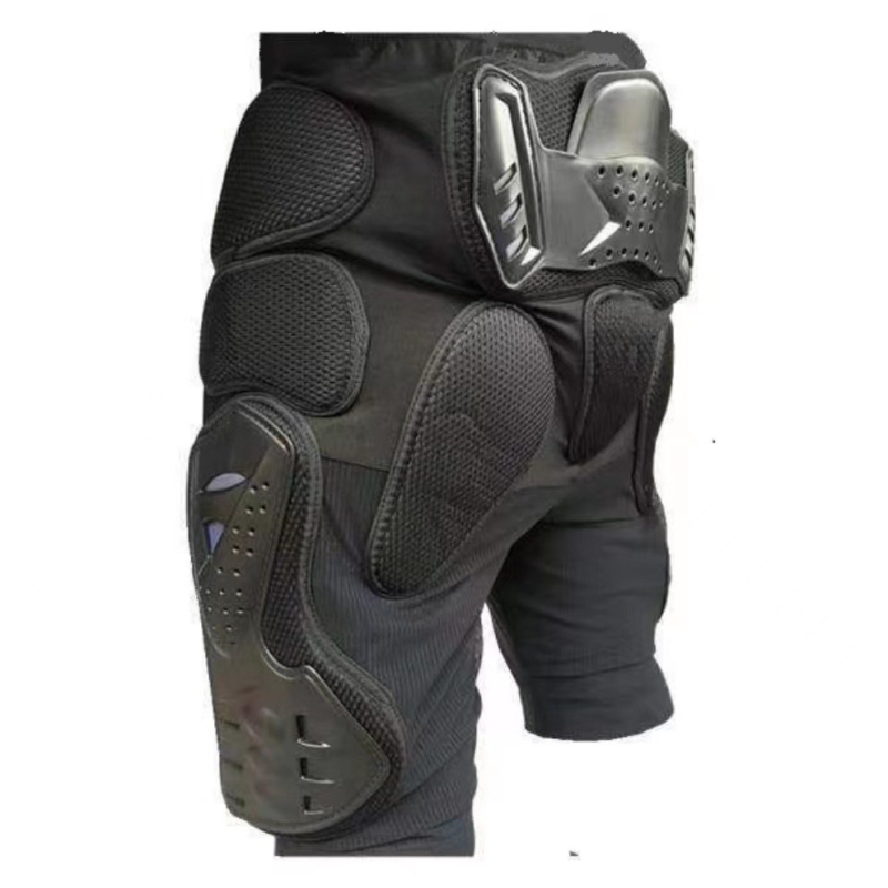 Защитни панталони за каране на мотоциклет и колоездене — дишаща ленена тъкан, унисекс, лято, едноцветни