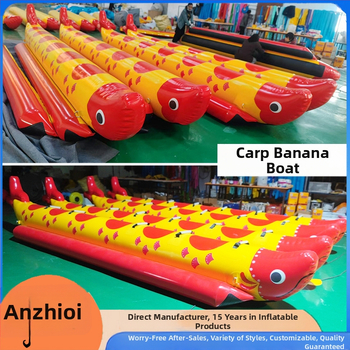 Lumes Duck Banana Boat for Snow – paks PVC konstruktsioon, suusapaat 2–5 inimest, mudel An zhiqi-snow, kohandatav