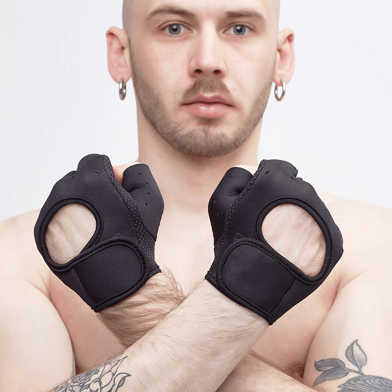 antouse Moterų sportinės pirštinės – anti-slip, iš gumos/plastiko