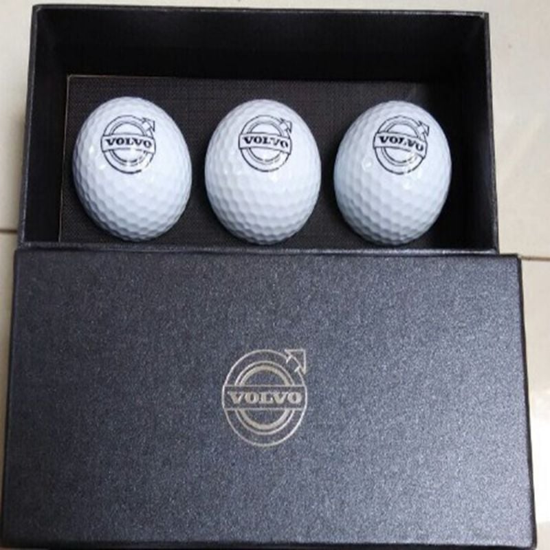 Cutie de ambalaj pentru mingi de golf - Personalizabilă, carton 230 GSM, tavă fixă, imprimare offset și bronzare argintie