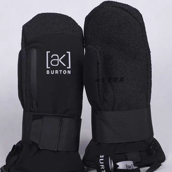 Slidinėjimo pirštinės su įdėtu riešo palaikymu, Kevlar atsparios dėvėjimui, vandeniui atsparus penkių pirštų dizainas, praradimo prevencijos dirželis