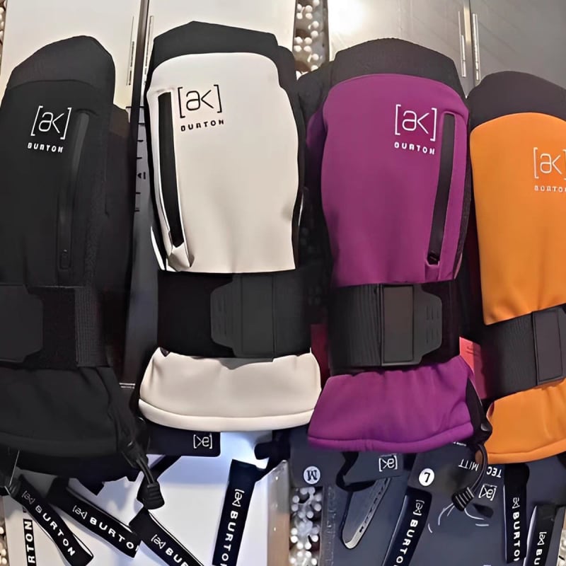 Slidinėjimo pirštinės su įdėtu riešo palaikymu, Kevlar atsparios dėvėjimui, vandeniui atsparus penkių pirštų dizainas, praradimo prevencijos dirželis