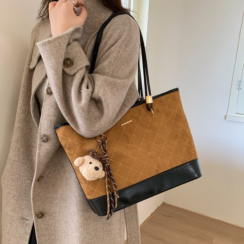 Ženska torbica preko ramena velike kapacitete, Tote stil, model 2025, elegantna i sofisticirana