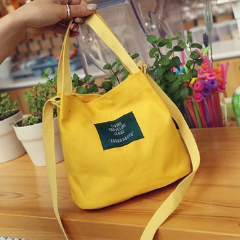 Bucket torba, platnena, gradski jednostavan stil, magnetska kopča, podstava od poliestera