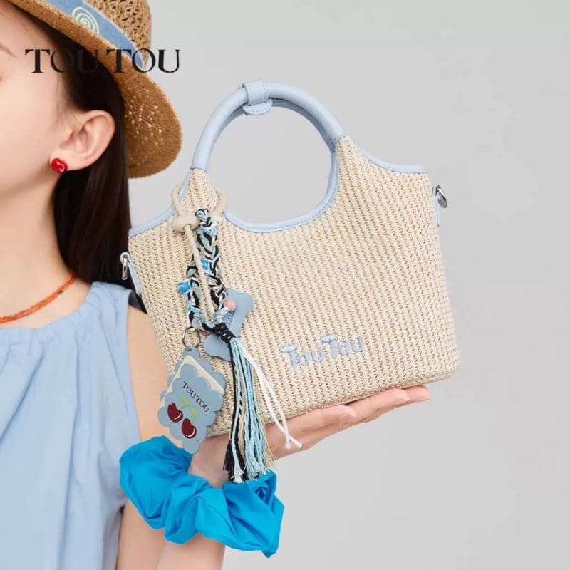 Geantă Tote Crossbody - Material PU, Stil urban minimalist, Formă orizontală pătrată, Închidere cu fermoar, buzunare interne