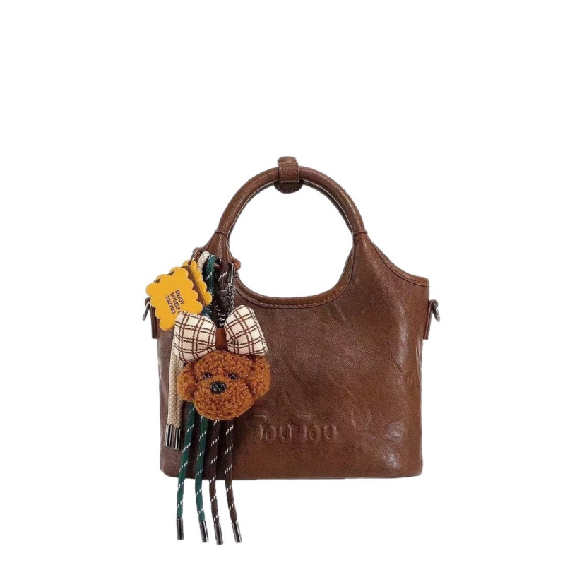 Geantă Tote Crossbody - Material PU, Stil urban minimalist, Formă orizontală pătrată, Închidere cu fermoar, buzunare interne