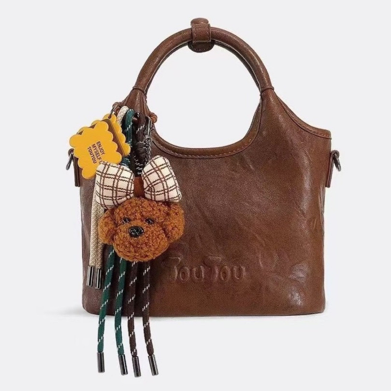 Geantă Tote Crossbody - Material PU, Stil urban minimalist, Formă orizontală pătrată, Închidere cu fermoar, buzunare interne