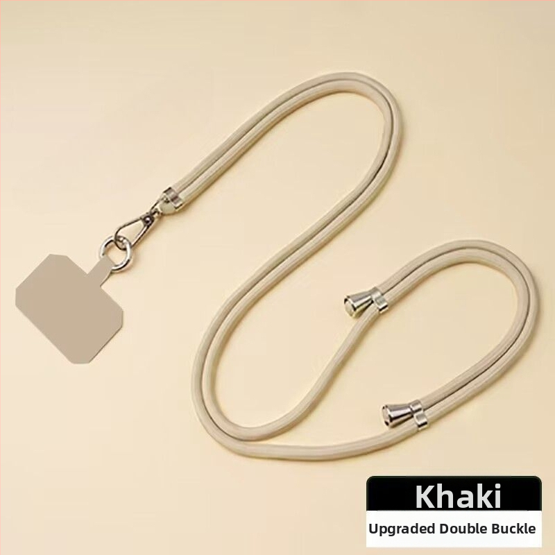 Mobiliojo telefono lanyard su nailoniniu virve ir metalo sagtimi, universalus dizainas