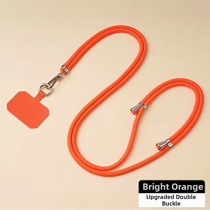 Mobiliojo telefono lanyard su nailoniniu virve ir metalo sagtimi, universalus dizainas