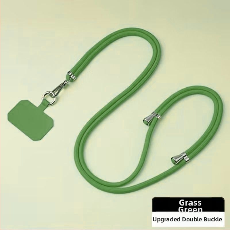 Mobiliojo telefono lanyard su nailoniniu virve ir metalo sagtimi, universalus dizainas